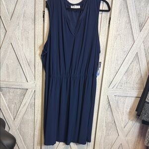 Deep Blue 5X Midi Dress by Mari Skye